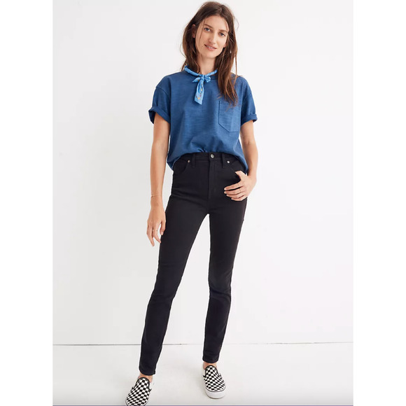 Madewell Women's Skinny Jeans - Black - Picture 1 of 11